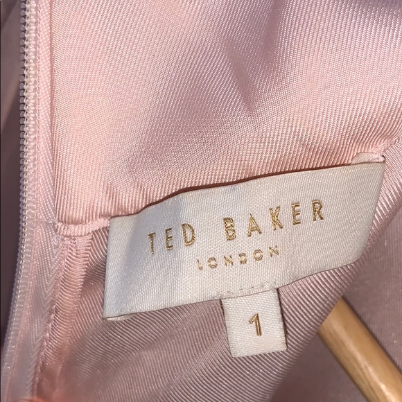 Ted Baker London Classy Dress in Pink and Black - Picture 8 of 9